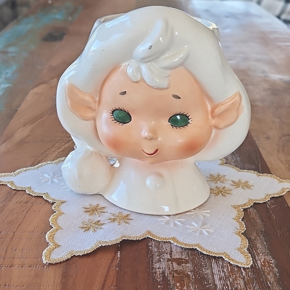 Rare Vtg Lefton Head Vase - Numbered Lmtd Ed - Picture 11 of 11